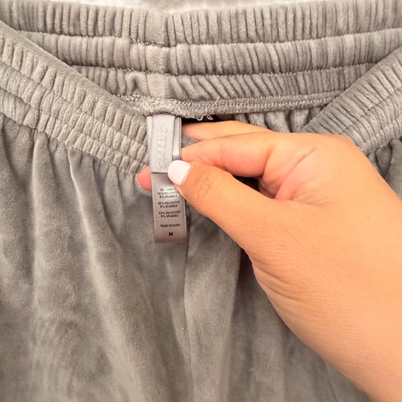SKIMS VELOUR gray TRACK PANT M - Picture 5 of 6